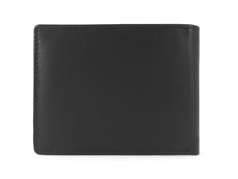 MEN'S WALLET PURSE IN NAPA LEATHER FOR 10 CARDS 