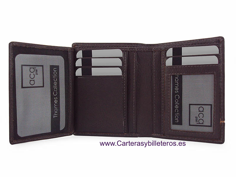 MEN'S WALLET SKIN CARDBOARD WITH LEATHER DECOR 