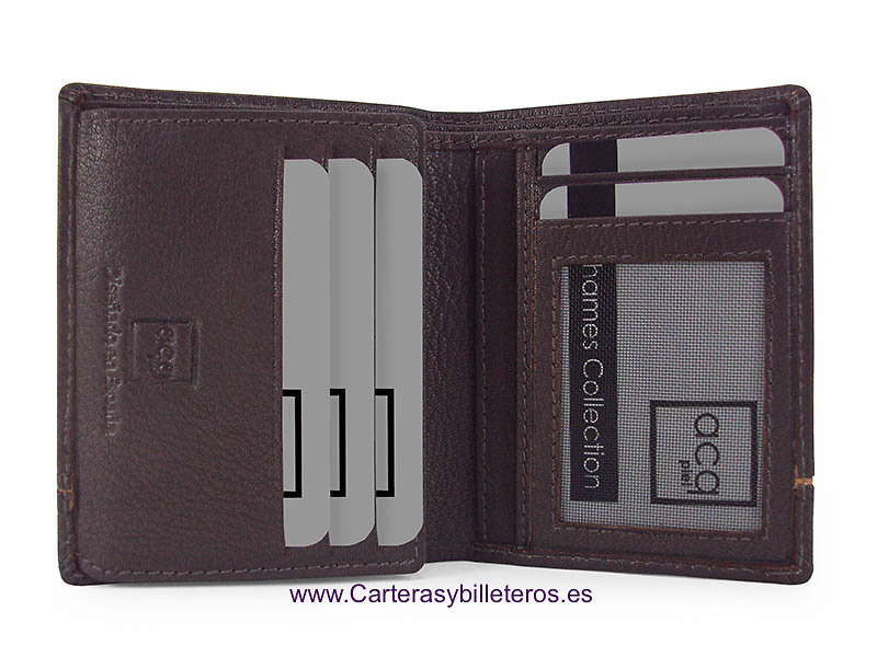 MEN'S WALLET SKIN CARDBOARD WITH LEATHER DECOR 