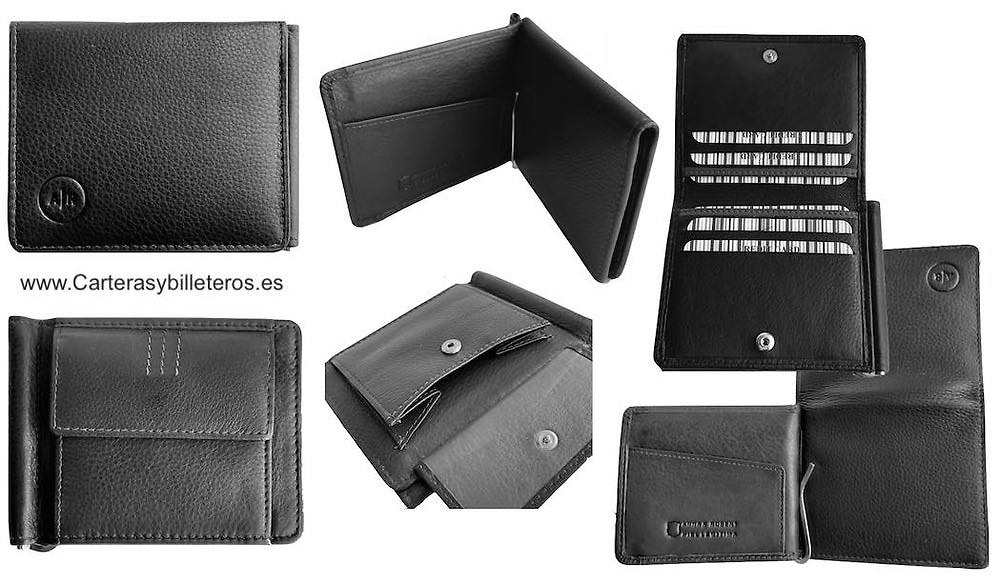 MEN'S WALLET WITH CLIC CLIP AND OUTSIDE PURSE 