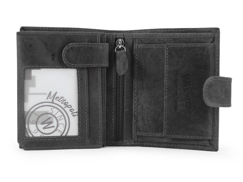 METROPOLI GREASED LEATHER CARD HOLDER FOR 13 CARDS 