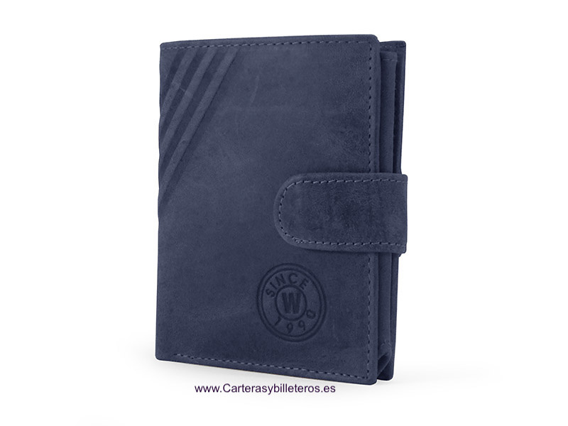 METROPOLI GREASED LEATHER CARD HOLDER FOR 13 CARDS 