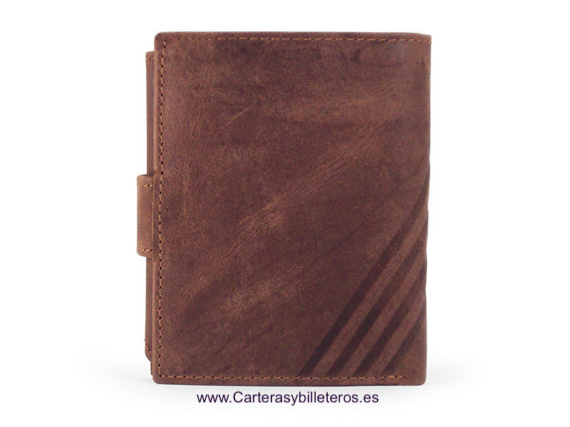 METROPOLI GREASED LEATHER CARD HOLDER FOR 13 CARDS 