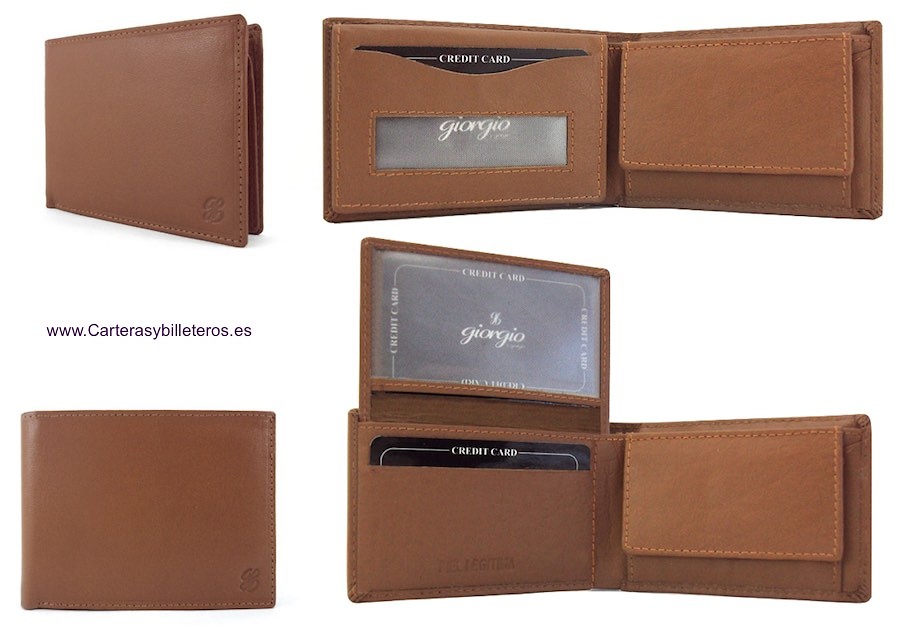 MINI MEN'S WALLET IN VERY COMPLETE LEATHER 