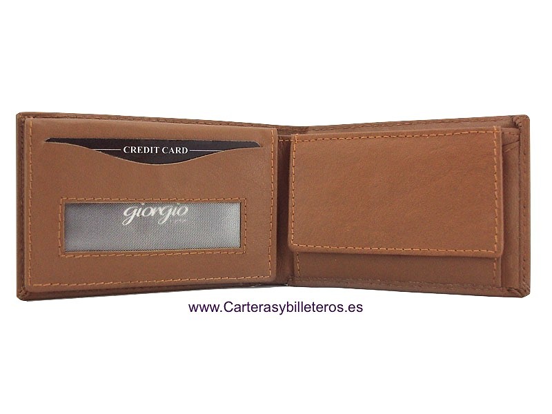 MINI MEN'S WALLET IN VERY COMPLETE LEATHER 