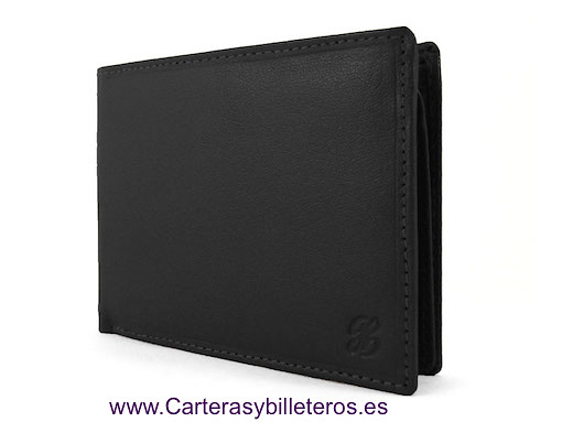 MINI MEN'S WALLET IN VERY COMPLETE LEATHER 