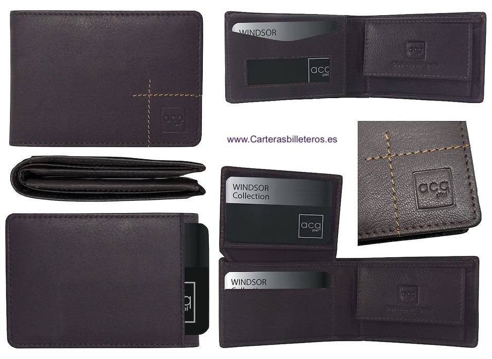 MINI MEN'S WALLET IN VERY COMPLETE NAPA LEATHER 