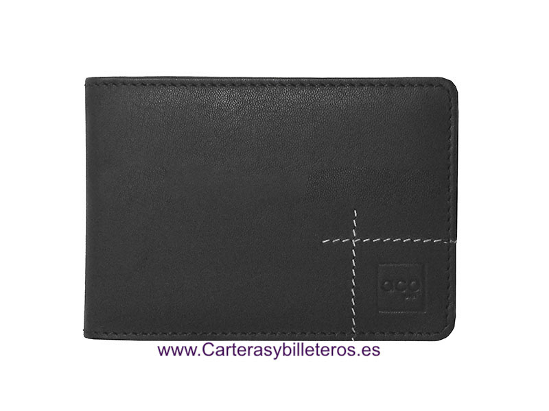 MINI MEN'S WALLET IN VERY COMPLETE NAPA LEATHER 