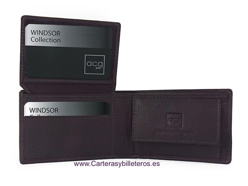 MINI MEN'S WALLET IN VERY COMPLETE NAPA LEATHER 