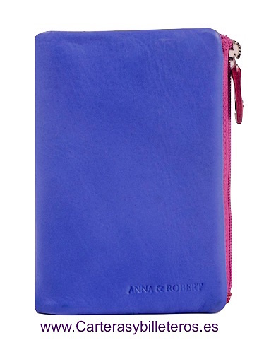 MULTICOLOR SOFT LEATHER PURSE WALLET 