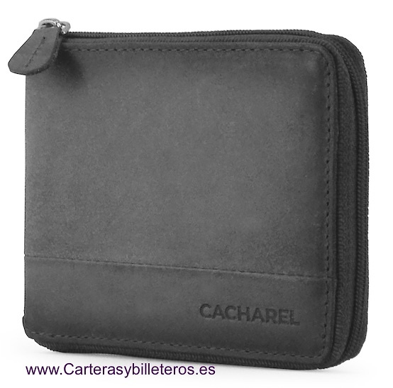 NAPA LUX LEATHER CACHAREL WALLET ZIPPER CLOUSURE 