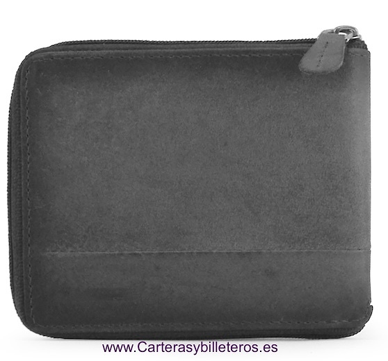 NAPA LUX LEATHER CACHAREL WALLET ZIPPER CLOUSURE 