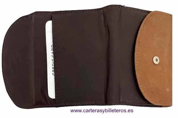 PURSE OF LEATHER WITH BILLFOLD DOUBLE GRANDE 