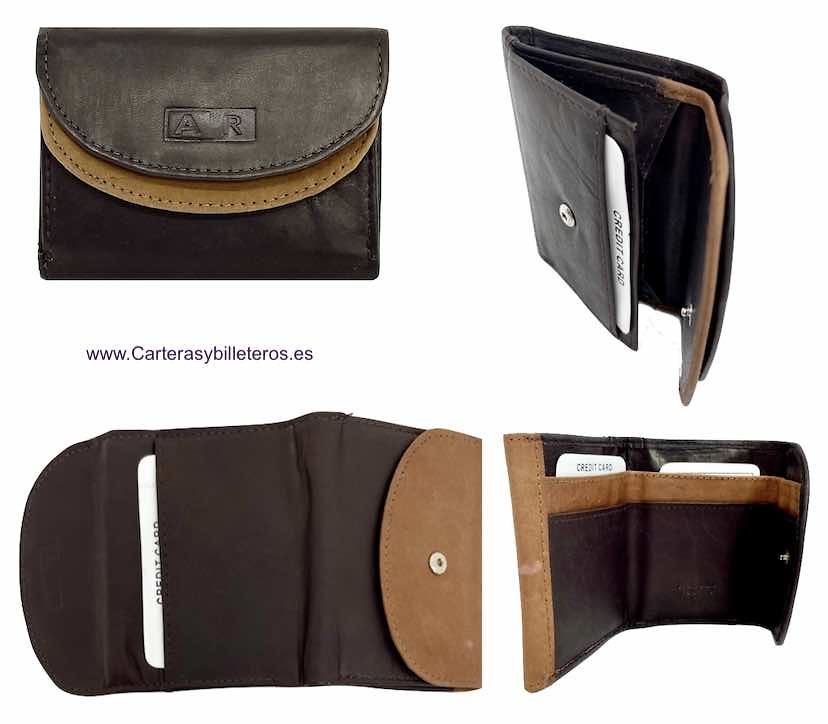 PURSE OF LEATHER WITH BILLFOLD DOUBLE GRANDE 