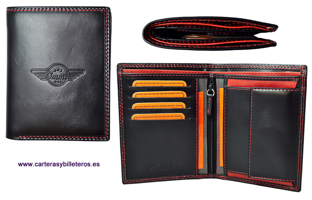 REMIUM LEATHER WALLET WALLET BRAND OMMO 