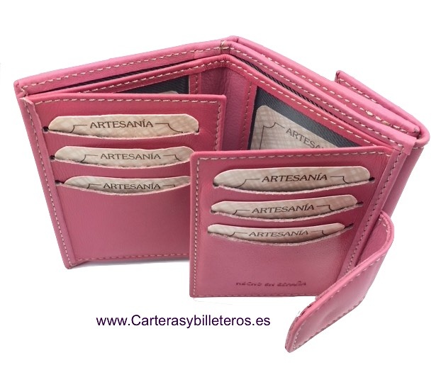 SMALL AND COMPLETE WOMEN'S WALLET IN SNAKE LEATHER + COLORS 