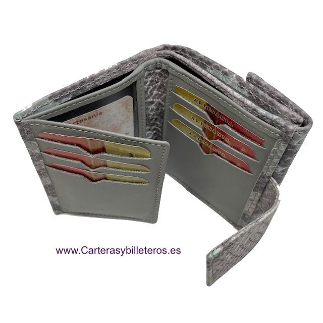 SMALL AND COMPLETE WOMEN'S WALLET IN SNAKE LEATHER + COLORS 