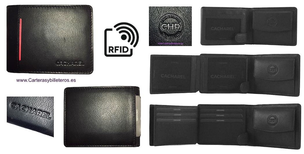 SMALL BUT VERY COMPLETE NAPALUX LEATHER CACHAREL WALLET 