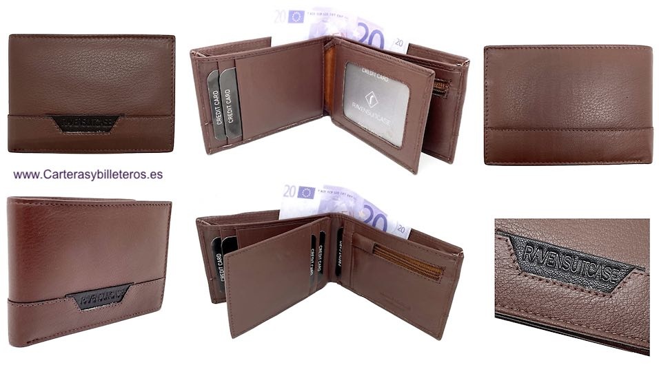 SMALL LEATHER MEN'S PURSE WALLET 