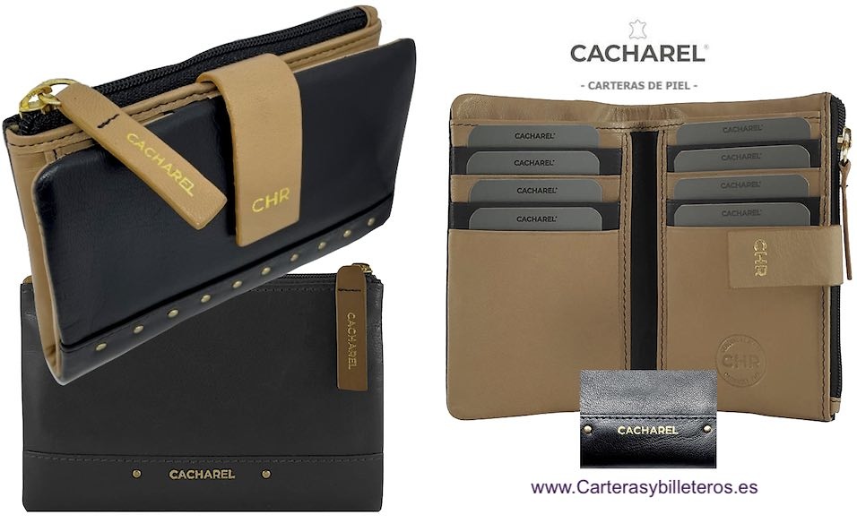 SMALL LEATHER WALLET WALLET FOR WOMEN BRAND CACHAREL 