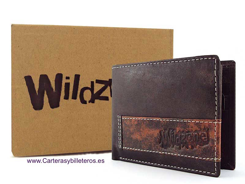 SMALL MAN'S LEATHER WALLET WITH WALLET CARD HOLDER 