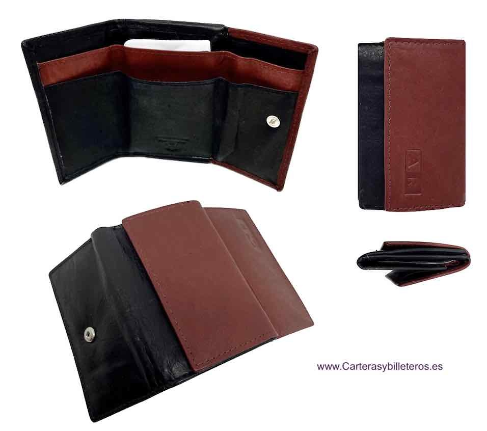 SMALL MEN'S WALLET PURSE - 7 COLORS- 