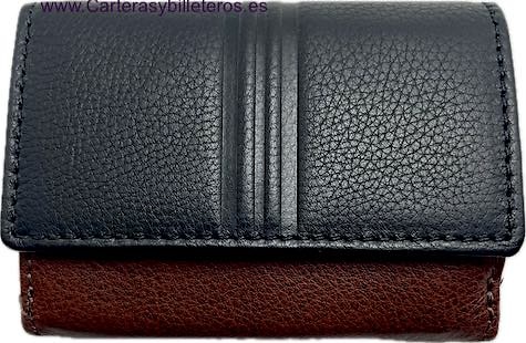 SMALL WALLET WITH FOLDED WALLET AND COIN PURSE 