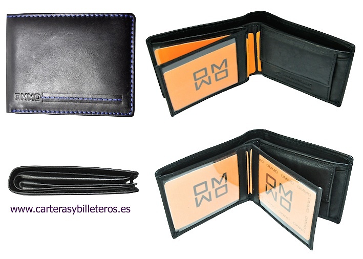 SMALL WALLET WITH PURSE MADE IN LEATHER 