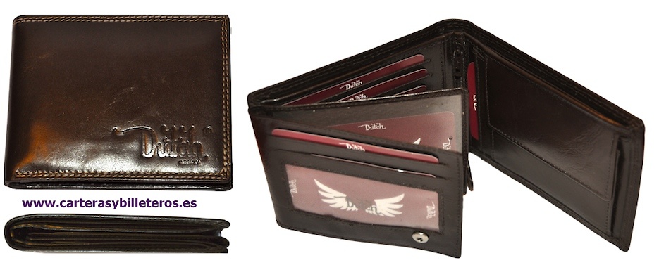 THE BRAND DUTH FOR MAN LEATHER BILLFOLD 