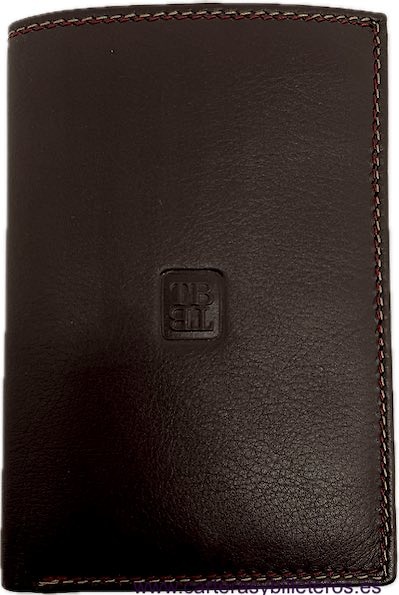 TITTO BLUNI MEN'S CASUAL CARD HOLDER IN LEATHER LUXURY 16 CARDS 