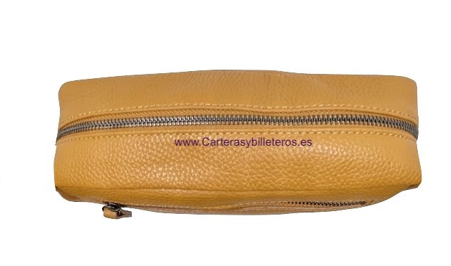 TOILET BAG LEATHER LARGE FOR MAN 