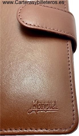 UBRIQUE LARGE LEATHER DIARY WITH RINGS AND NOTEPAD 