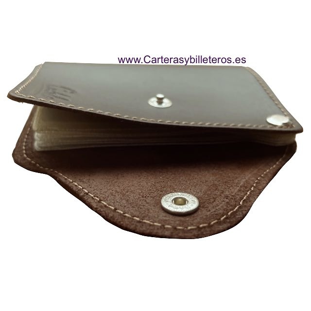 UBRIQUE LEATHER CARD HOLDER BRAND CUBILO MODEL DECK WITH SPARE INCLUDED 