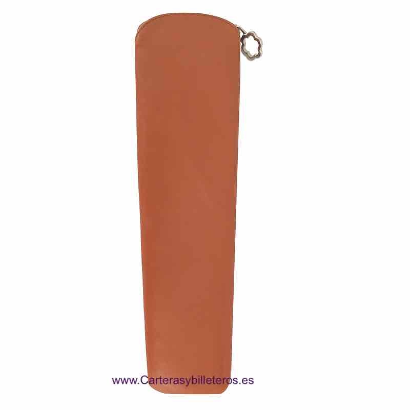 UBRIQUE LEATHER FAN CASE WITH ZIPPER CLOSURE + Colors 