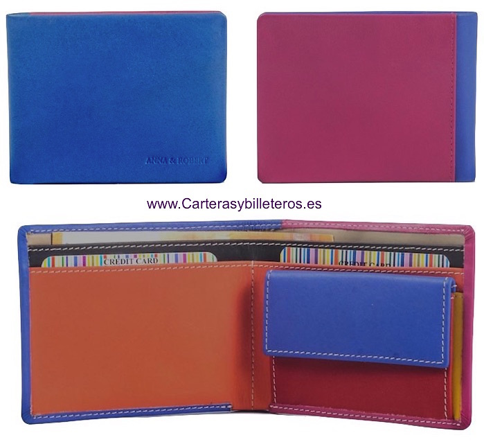 UNISEX MULTICOLOR SUPER COMFORTABLE LEATHER WALLET 