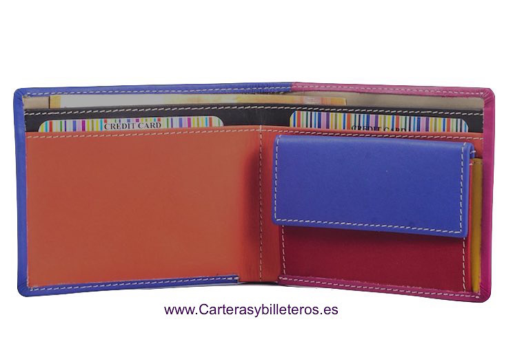 UNISEX MULTICOLOR SUPER COMFORTABLE LEATHER WALLET 