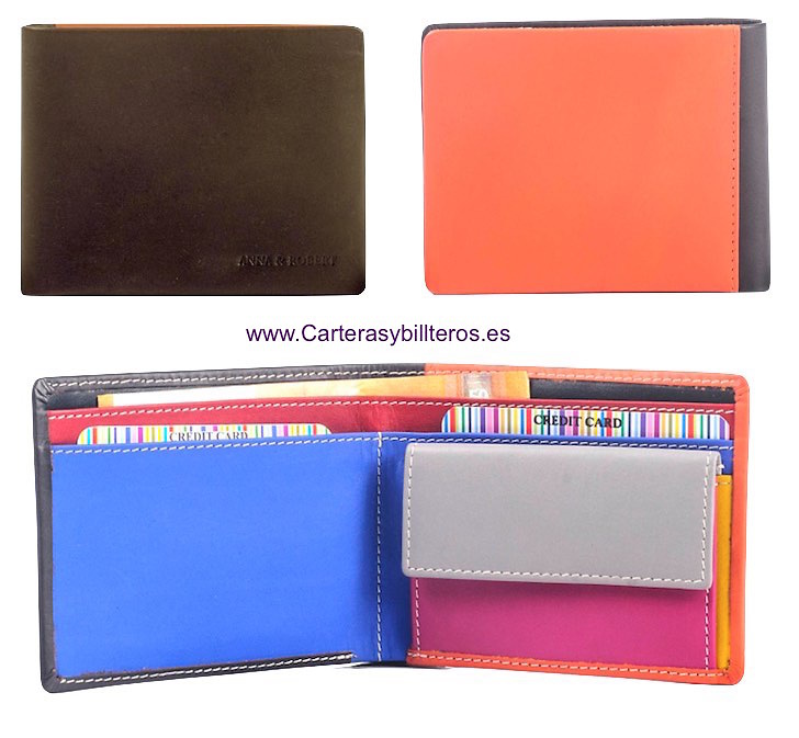 UNISEX MULTICOLOR SUPER COMFORTABLE LEATHER WALLET 