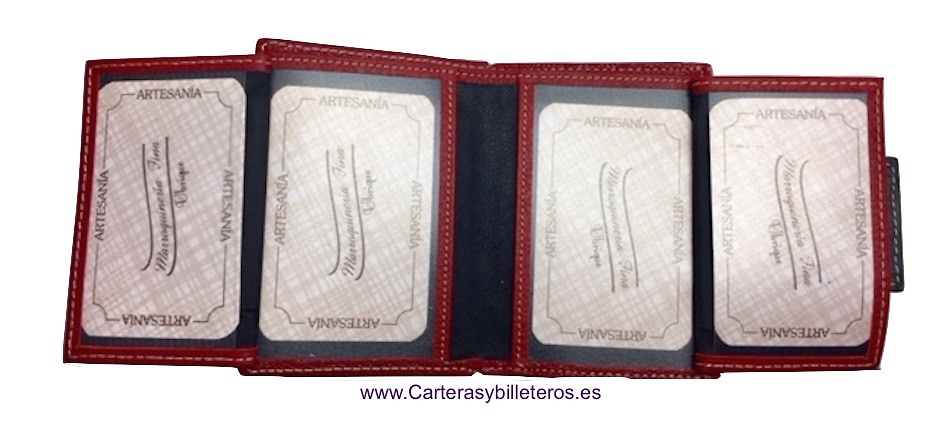 VERY COMPLETE SMALL WOMEN'S WALLET IN UBRIQUE SKIN 