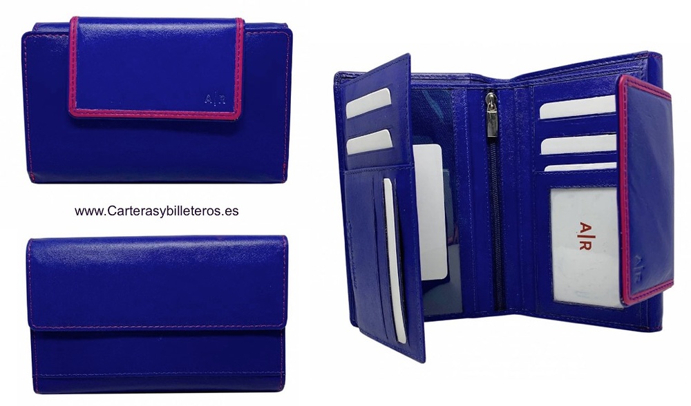 WALLET CARD WITH LEATHER PURSE NAPALUX 