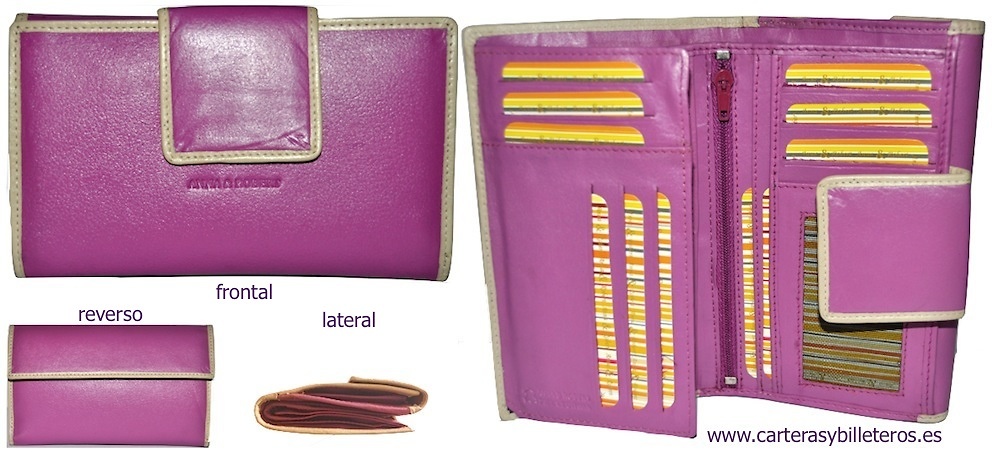 WALLET CARD WITH LEATHER PURSE NAPALUX 