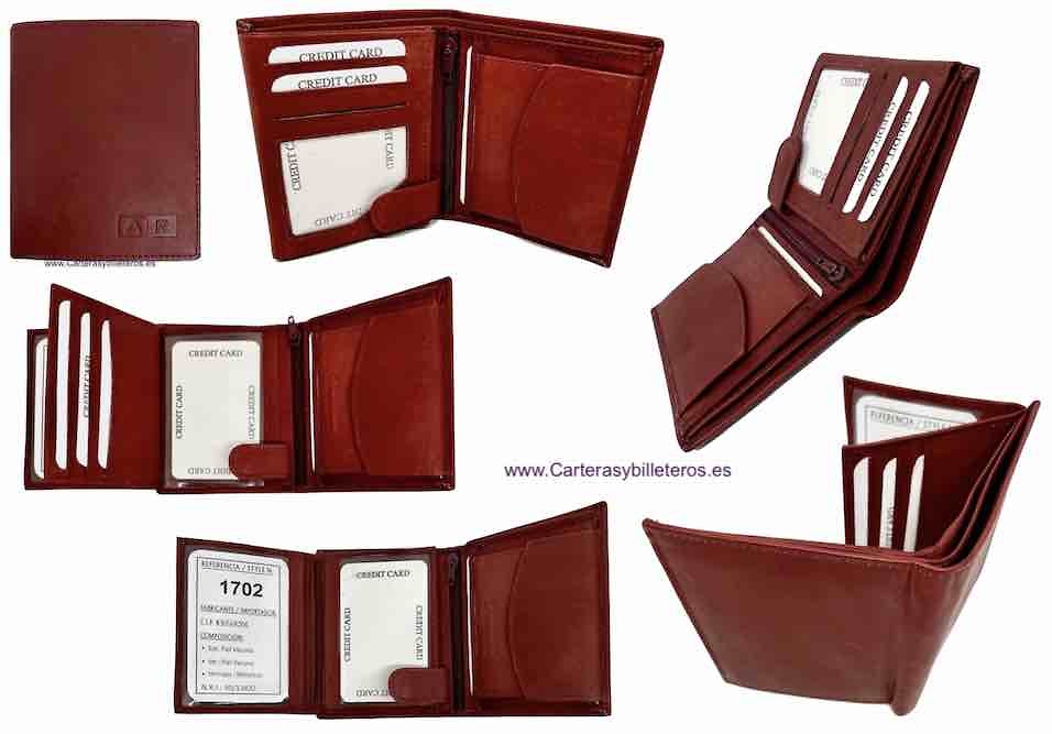 WALLET FOR MAN IN LEATHER OF BEEF 