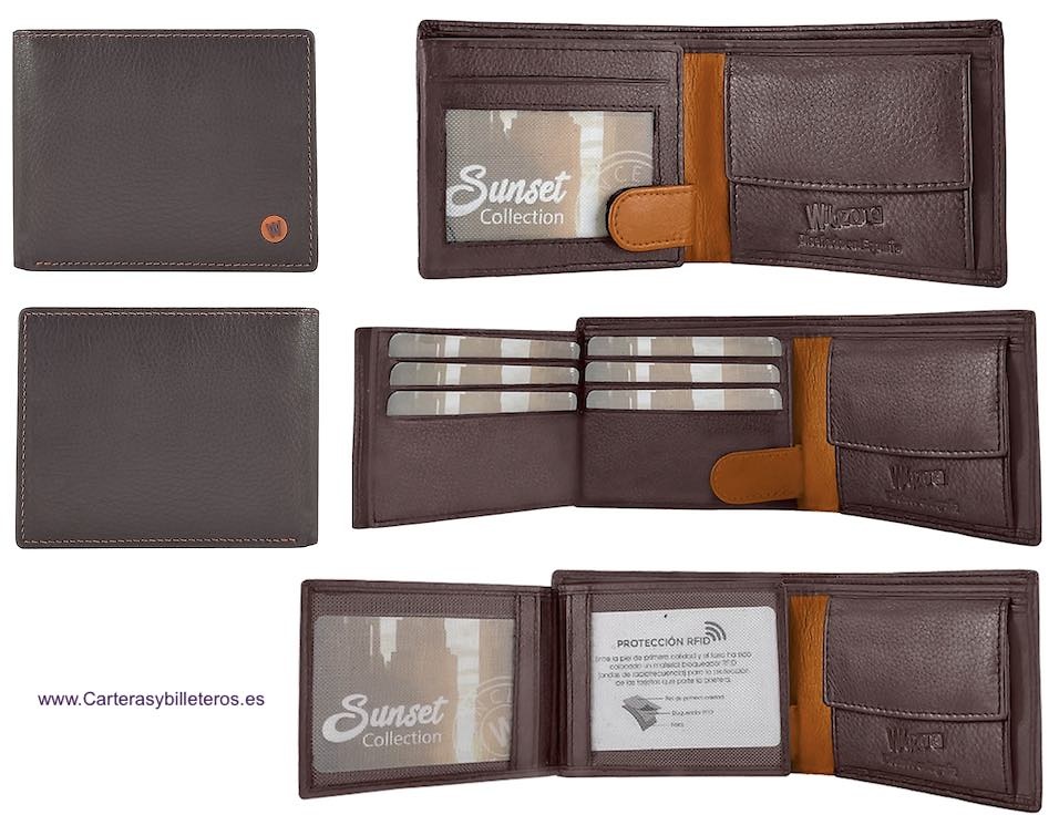 WALLET FOR MAN IN LEATHER 