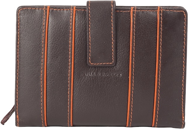 WALLET IN LEATHER OF QUALITY FOR WOMEN WITH PURSE 