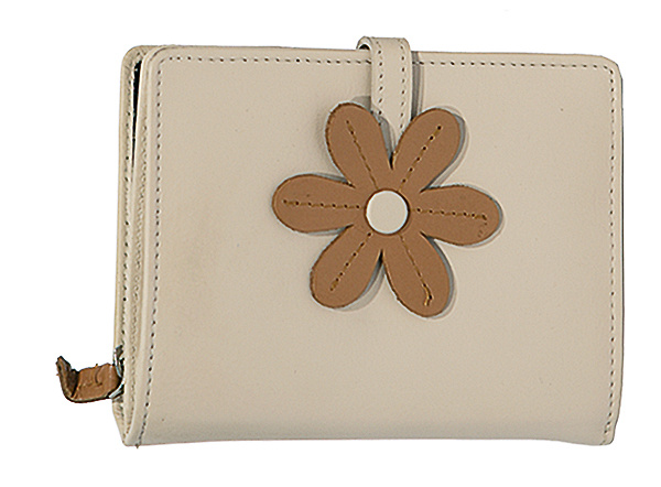 WALLET LEATHER ZIPPERED MARGARITA 