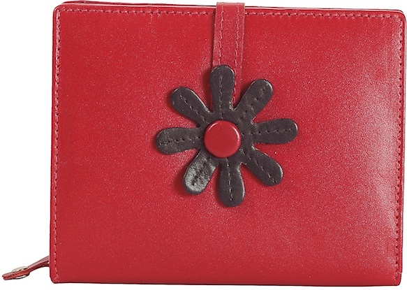 WALLET LEATHER ZIPPERED MARGARITA 