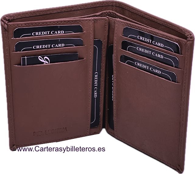 WALLET MAN CARDFOLDER AND BILLFOLD EXTRA-FINE QUALITY SKINE 