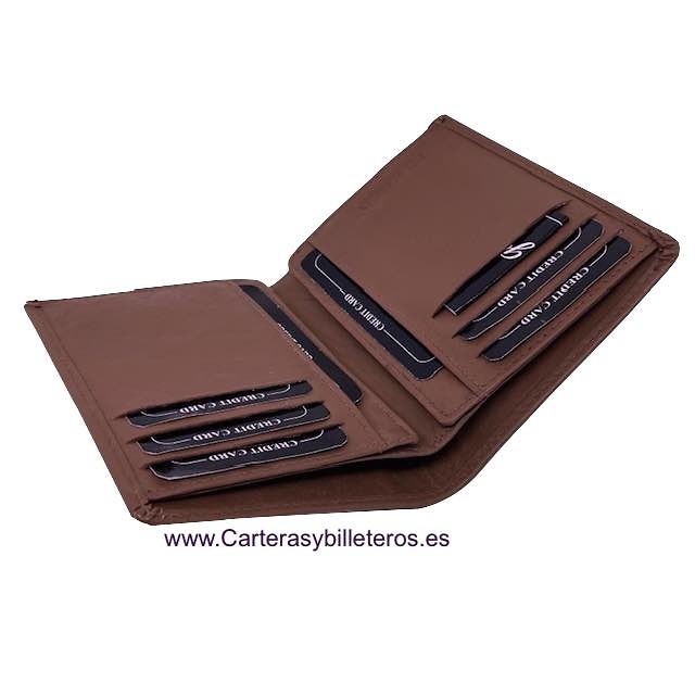 WALLET MAN CARDFOLDER AND BILLFOLD EXTRA-FINE QUALITY SKINE 