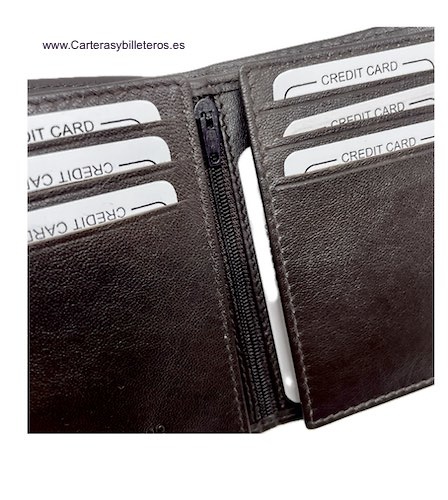 WALLET MAN CARDFOLDER AND BILLFOLD EXTRA-FINE QUALITY SKINE 