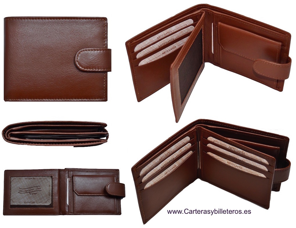 WALLET MAN CARDFOLDER AND BILLFOLD EXTRA-FINE QUALITY SKINE 