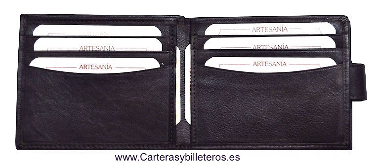 WALLET MAN CARDFOLDER AND BILLFOLD EXTRA-FINE QUALITY SKINE 